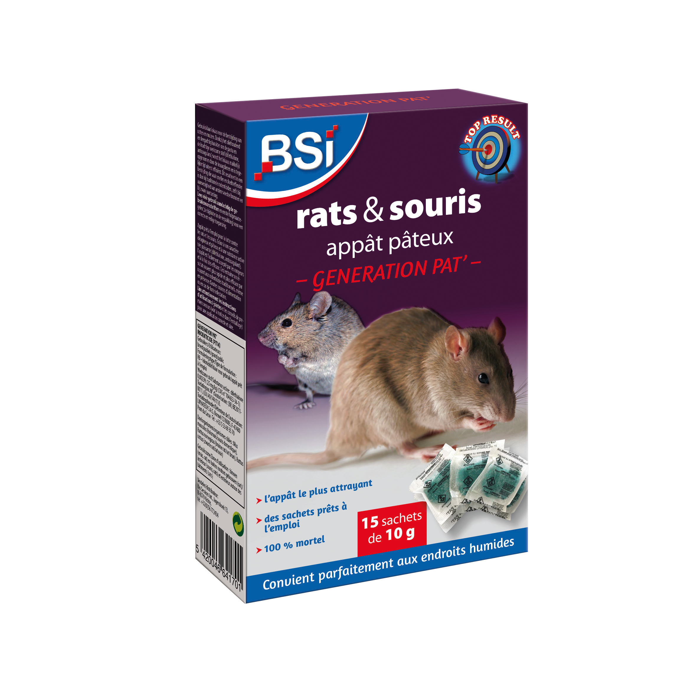 BSI - Souriciere Electrique - Piège a Souris & Rats Électrique - Tue  Immédiatement