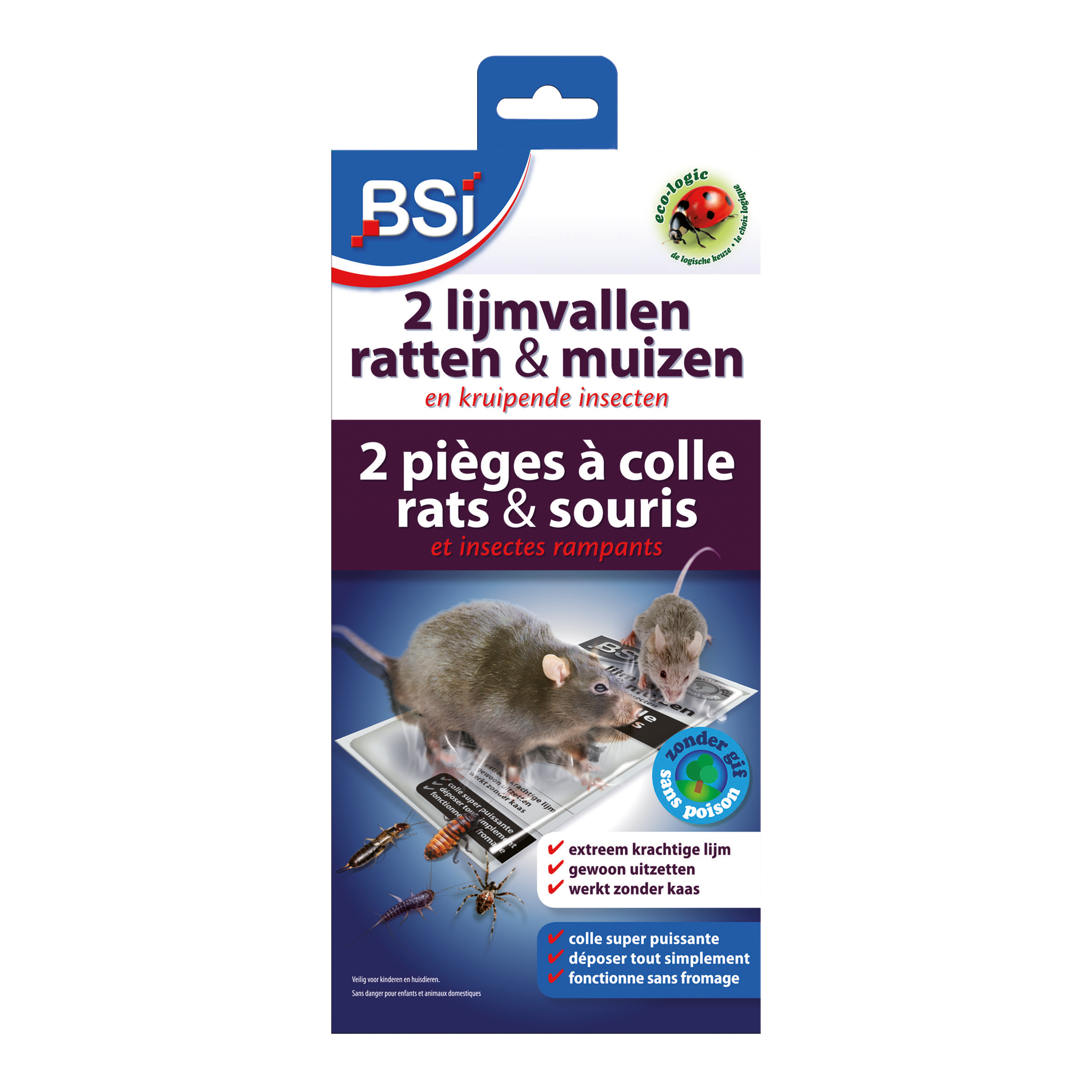BSI Tube de colle pour Souris et Rats (& Insectes) 135 g.